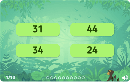 Trouve les nombres niv 4 (de 20 à 50) 