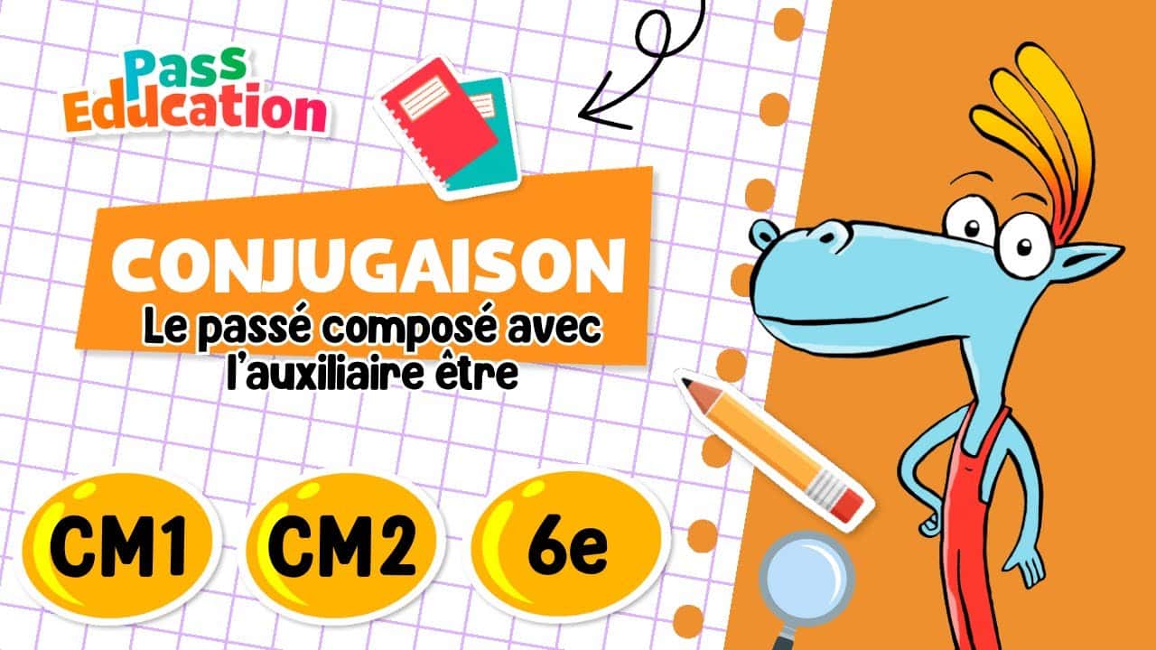 Le passé composé avec l'auxiliaire être