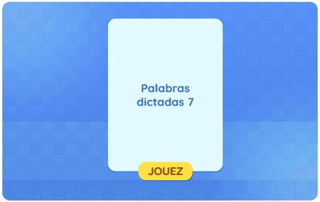 Palabras dictadas 7