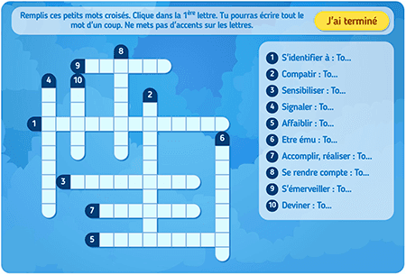 Analysis: writer & character (crosswords)