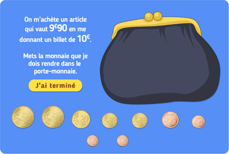 Rendre la monnaie niv 2 