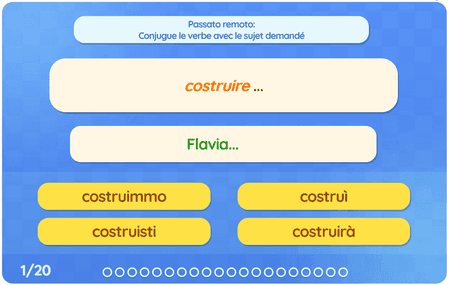 Passato remoto: Verbi irregolari