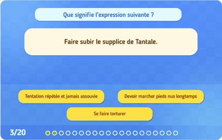 Les expressions mythologiques