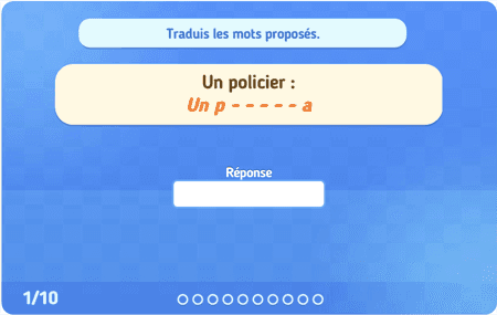 Les métiers (Escribir) 1