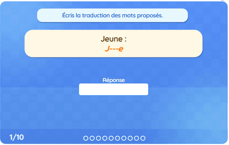 Les adjectifs (à écrire) niv 3