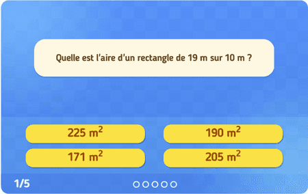 L'aire d'un rectangle niv 2