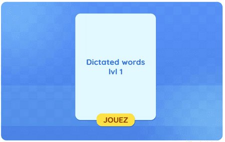 Dictated words lvl 1