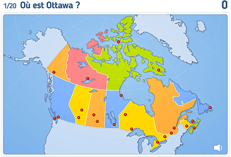 Provinces et Villes du Canada 