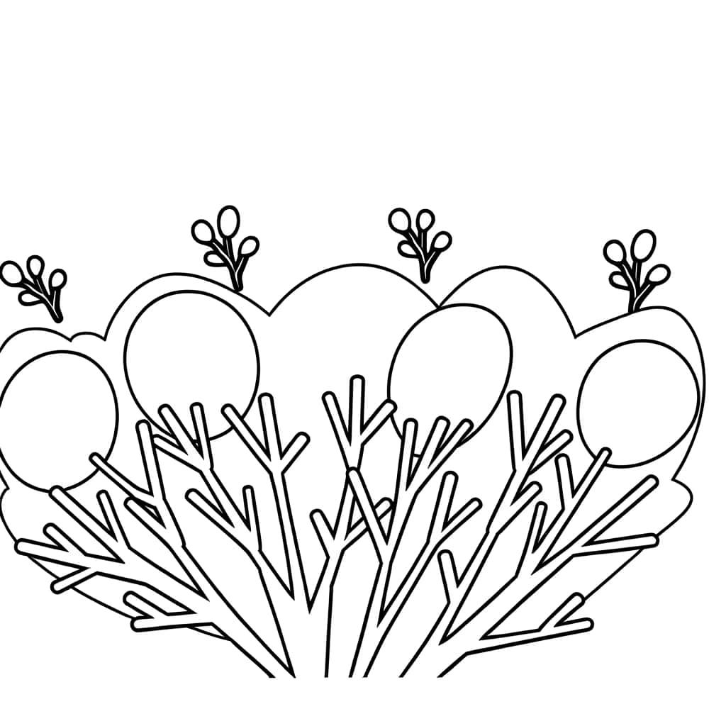 Buisson stylisé