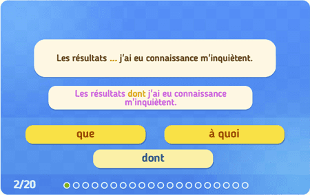 Les pronoms relatifs