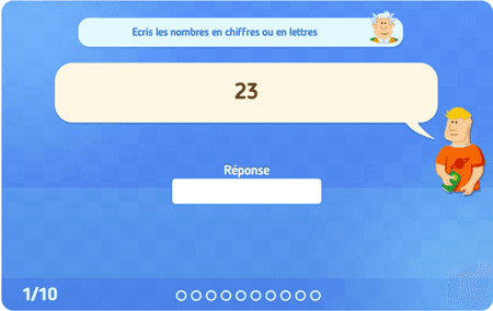 Les nombres en chiffres et en lettres niv 2 
