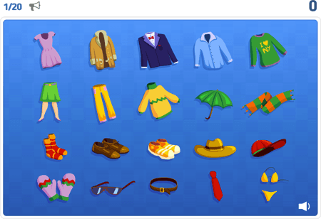 Clothes (voice only) 