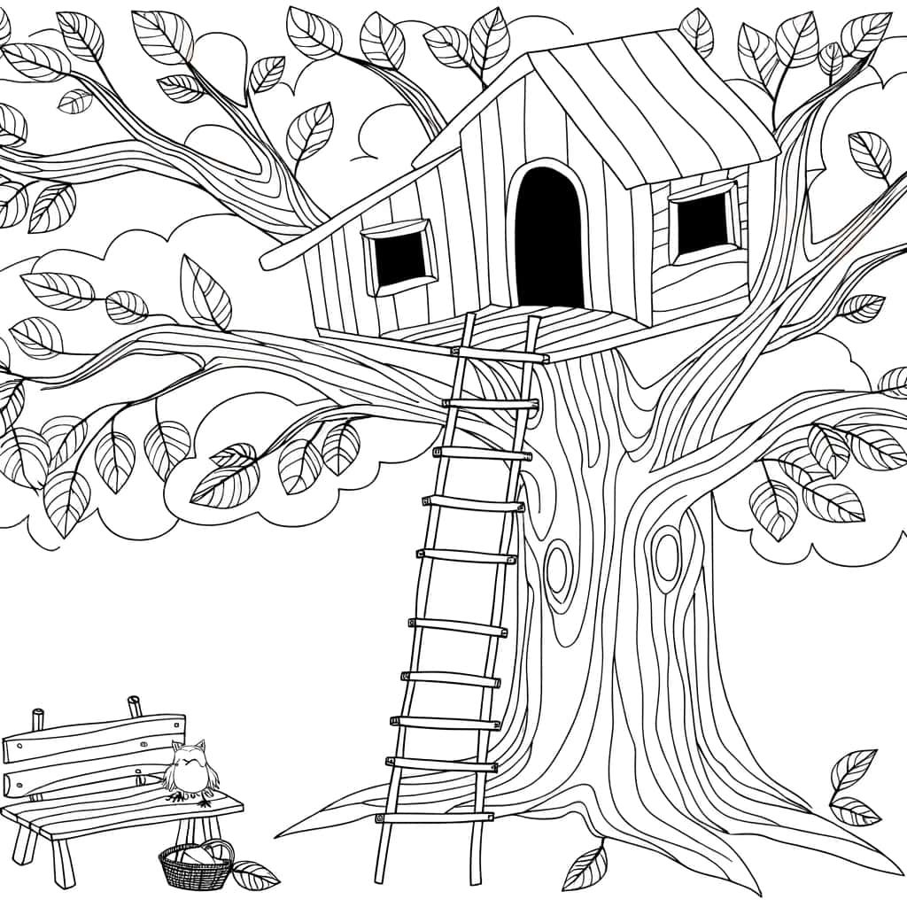 Cabane dans l'arbre