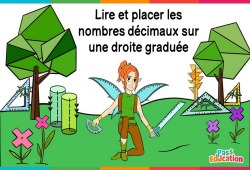 Lire et placer les nombres décimaux sur une droite graduée - 6ème - Vidéo La Fée des Maths