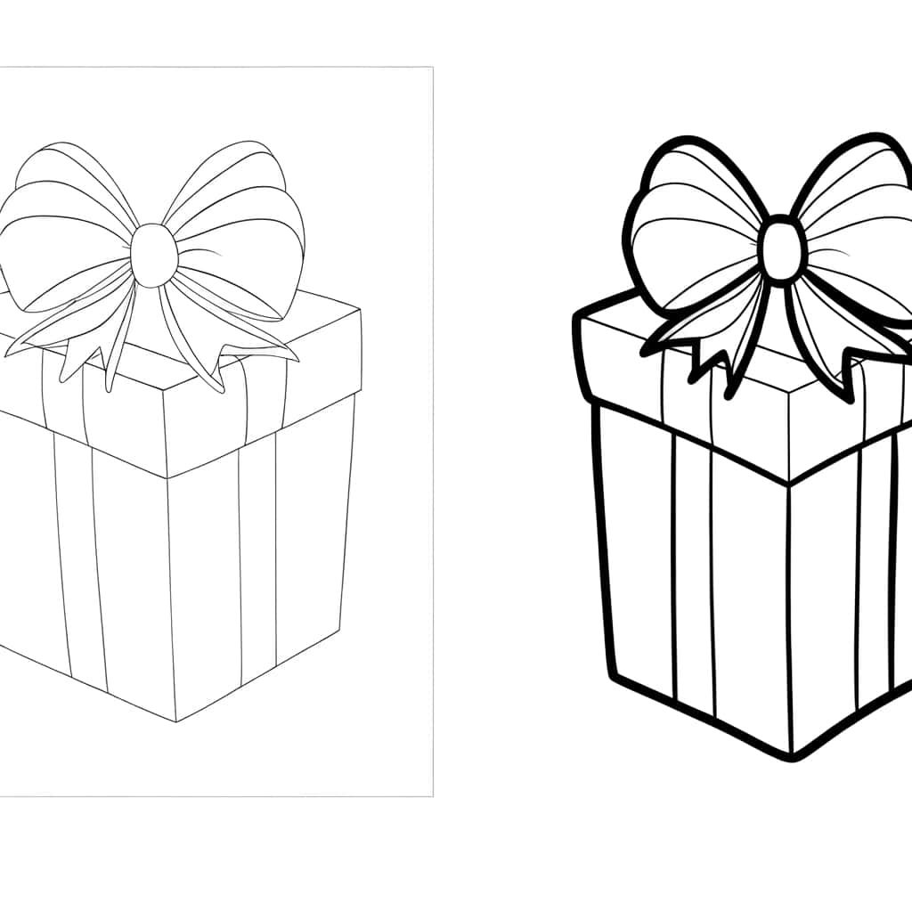 Cadeau avec nœud