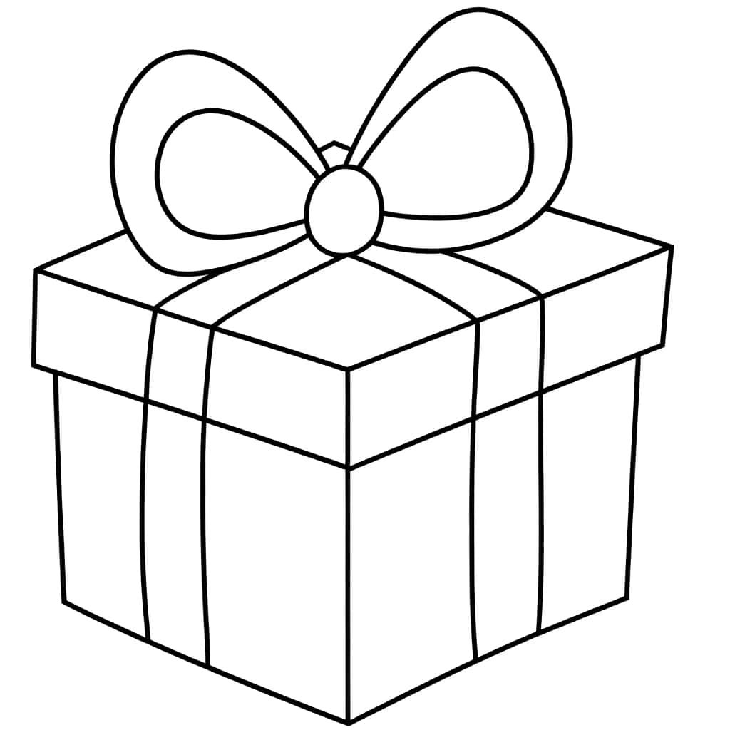 Cadeau à colorier