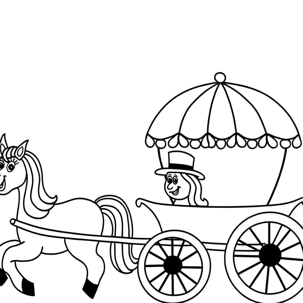 Calèche et cheval