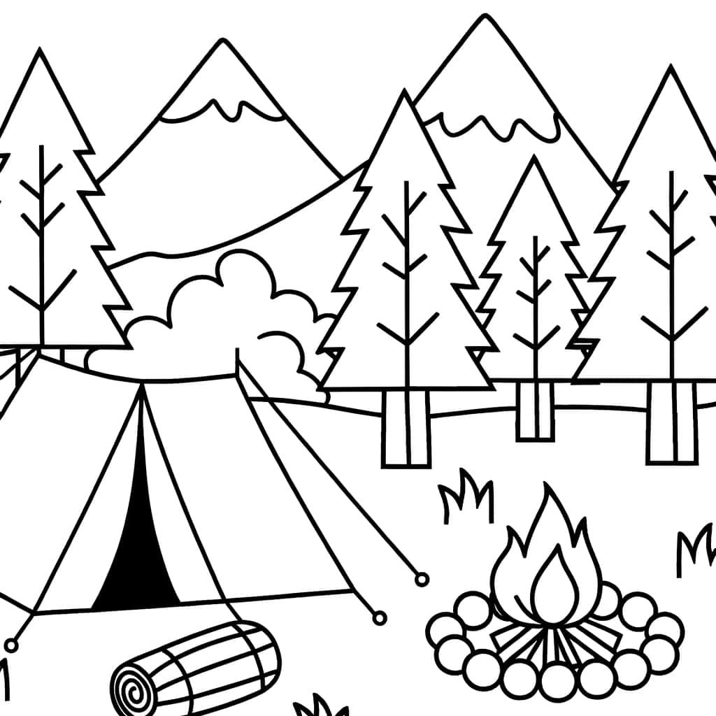 Camping en forêt