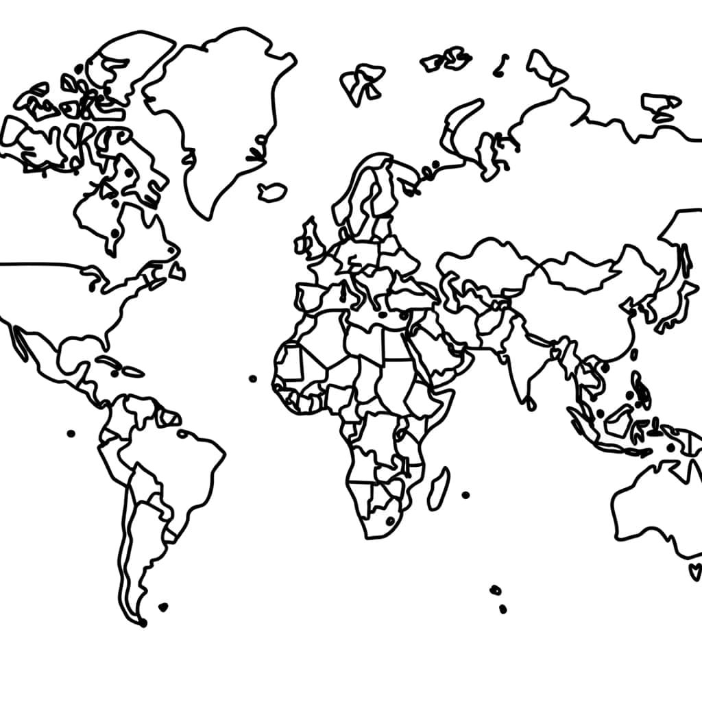 Carte du monde