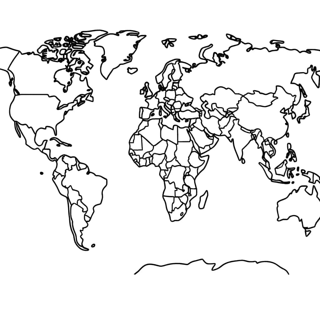Carte du monde