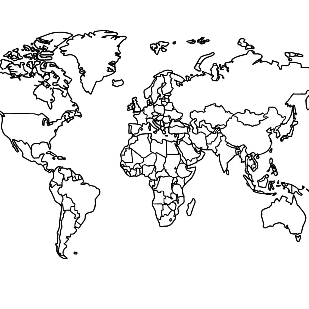 Carte du monde