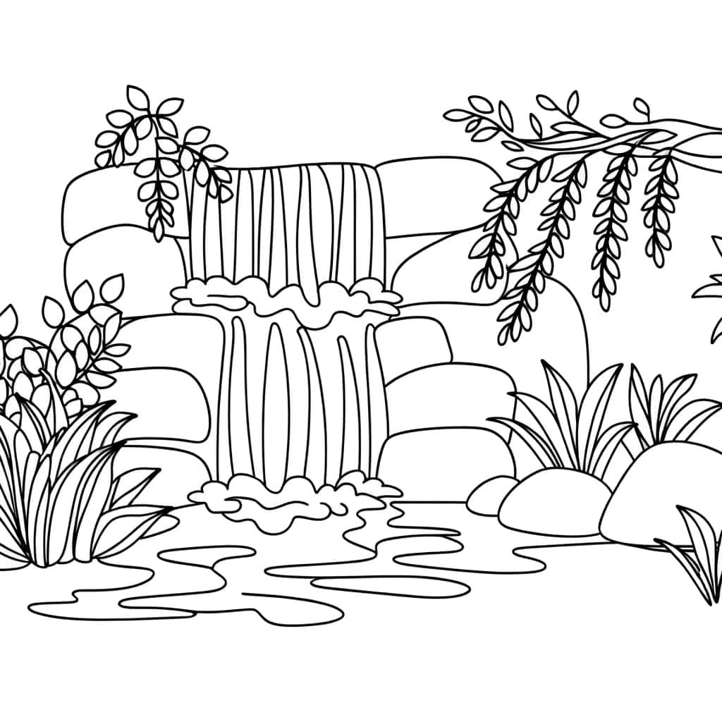 Cascade paisible
