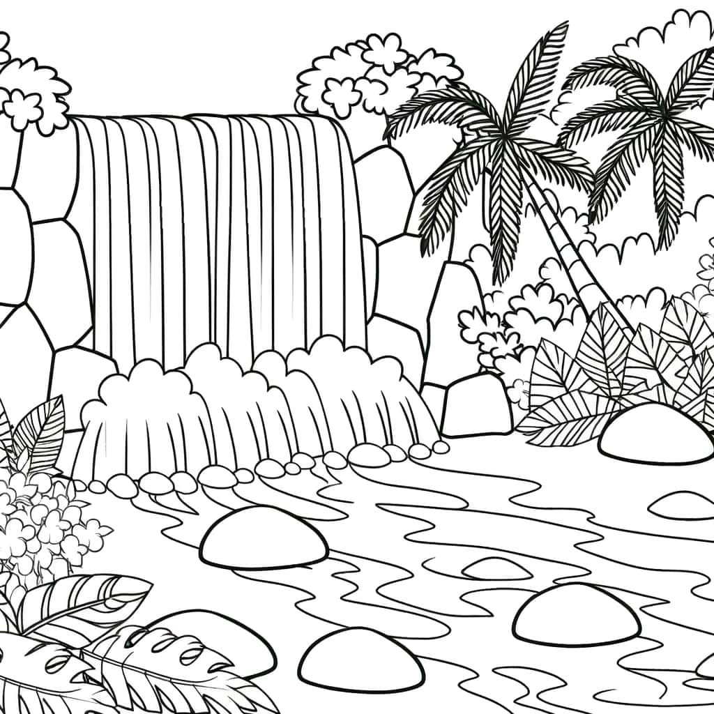 Cascade tropicale