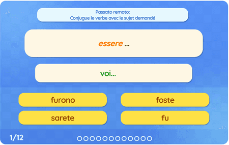 Passato remoto: Essere e avere