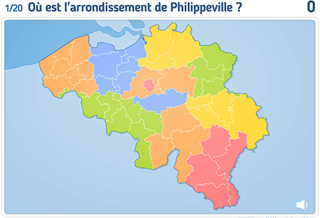 Arrondissements de Belgique 