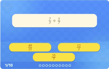 Fractions : divisions