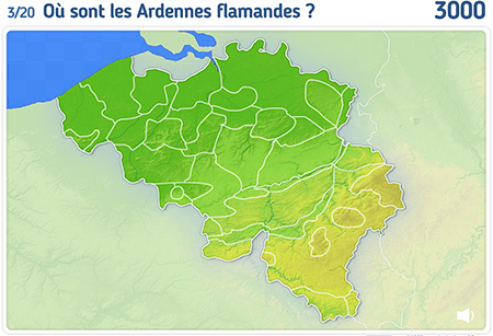 Géographie physique de Belgique niv 3 