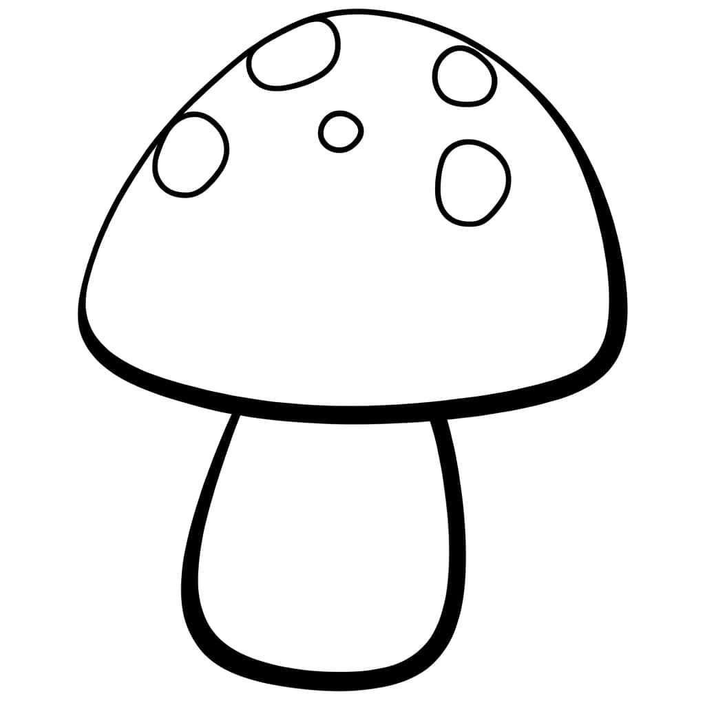 Champignon stylisé