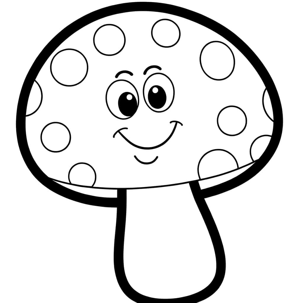 Champignon souriant