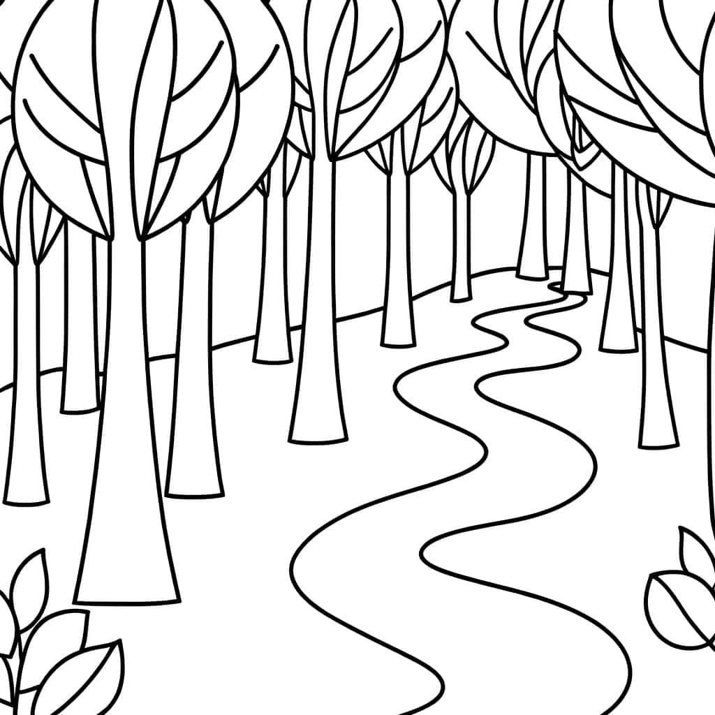 Chemin dans la forêt