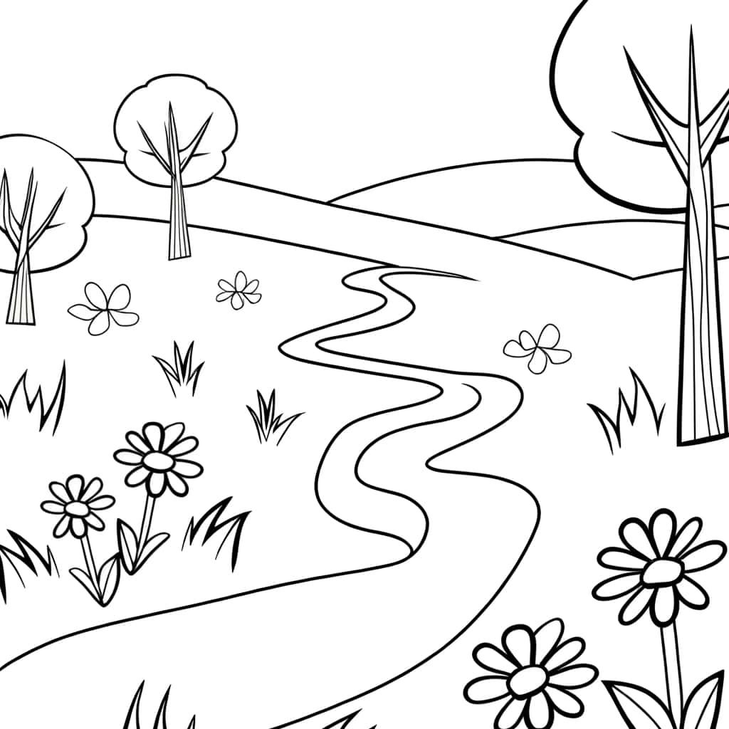Chemin sinueux