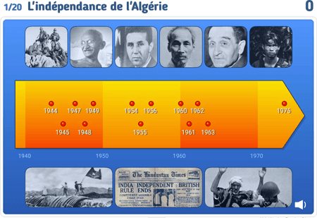 Chrono : La décolonisation