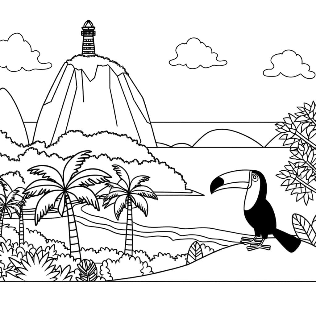 Paysage tropical