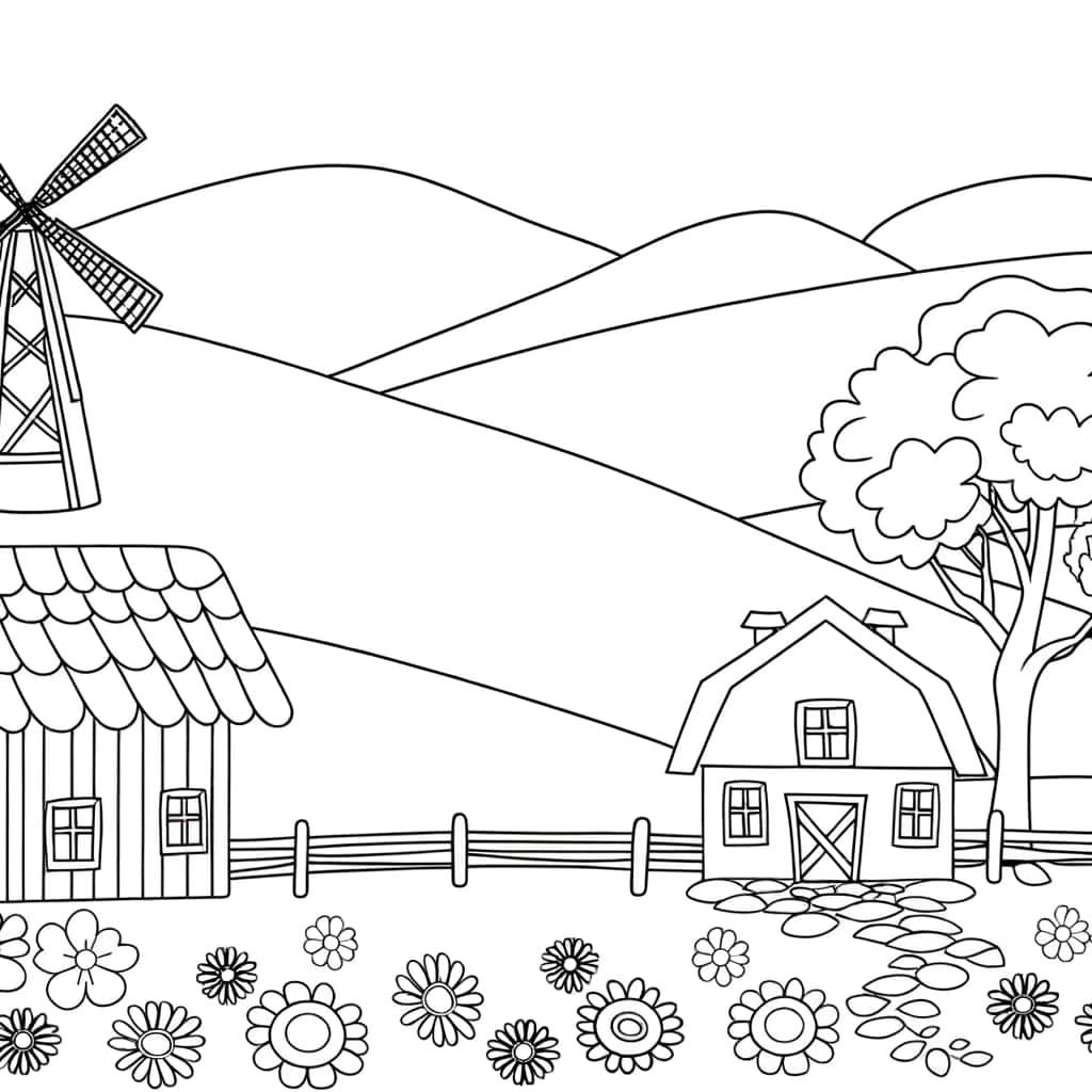 Paysage de campagne