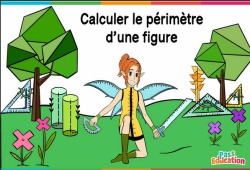Calculer le périmètre d'une figure/polygone - Ce2 - Cm1 - Cm2 - 6ème - Vidéo La Fée des Maths