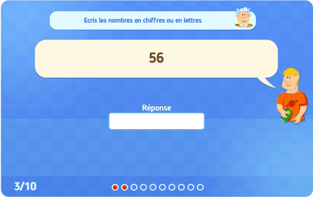 Les nombres en chiffres et en lettres niv 3 