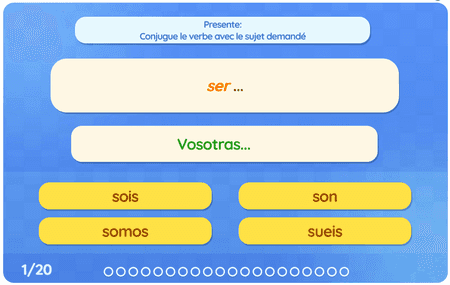 Presente : Haber, tener, estar y ser