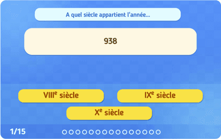 Quiz : Les années et les siècles