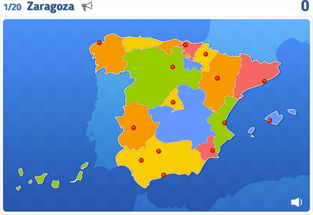 Comunidades y ciudades de España