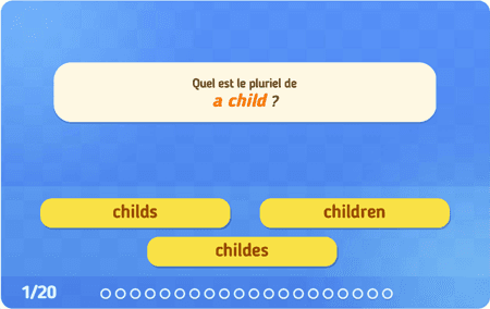 Les pluriels irréguliers lvl2