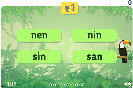Aperçu de Trouver les syllabes