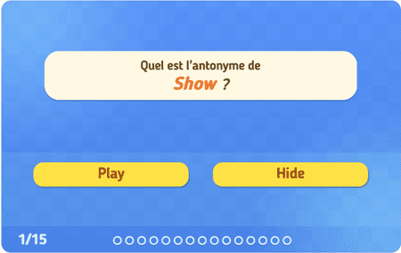 Antonymous verbs lvl 1