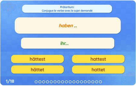 Präteritum : Haben, sein und werden