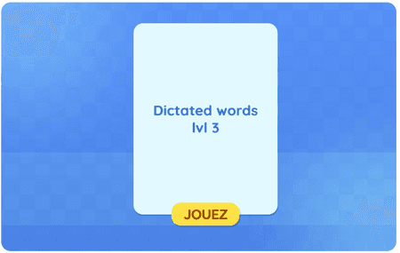 Dictated words lvl 3