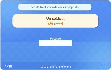 Les métiers (à écrire) niv 2
