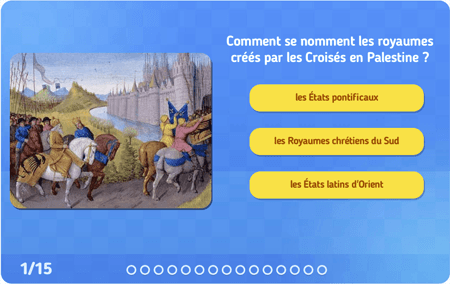 Quiz : Les croisades niv 2